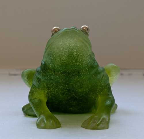 Daum france green - green, frosted