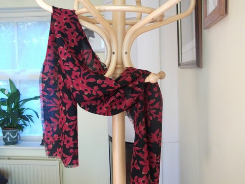 Long scarf floral - long,