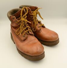 CAT Brown Leather Ankle Work Boots Wide Mens UK6 US7 EU40