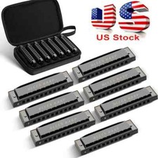 7-Pack Diatonic Harmonica Set