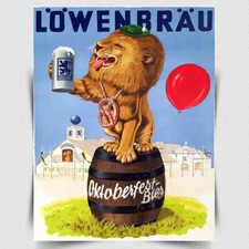 SIGN METAL PLAQUE Lowenbrau