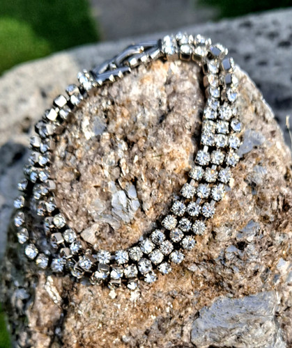 Glass diamante rhinestone - glass,