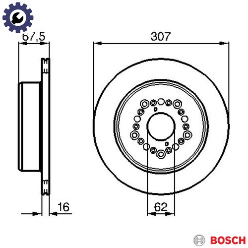 Brake disc 986 - disc,