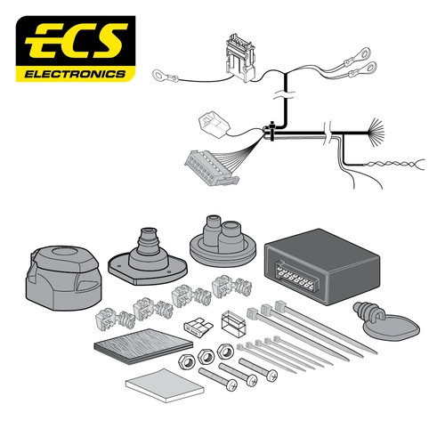 Ecs pin car towbar - ecs,