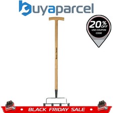 Kent & Stowe Stainless Steel Hollow Tine Lawn Aerator 4 Prong FSC