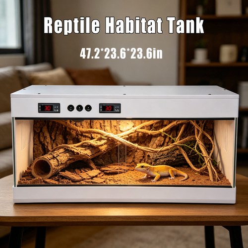 Large pvc reptile terrarium - large,