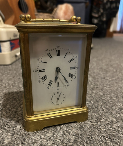 Brass rectangular carriage - brass,