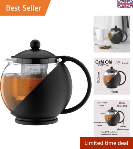 Café ole 20l black - black, glass
