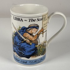 Dunoon Zodiac Libra Mug Fine Stoneware Scotland Collectable