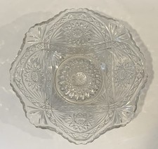 Antique Clear Cut Glass Star
