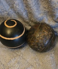 2 Decorative Wooden Ball