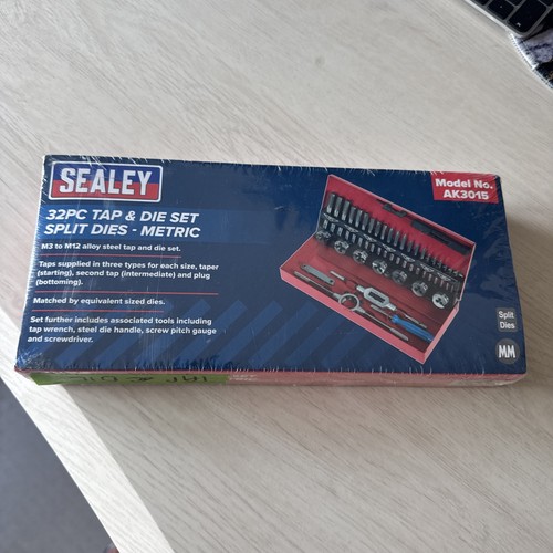 Sealey tap and die 32pc - 32pc, set
