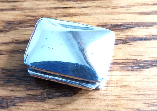 19th century silver pill - century, box