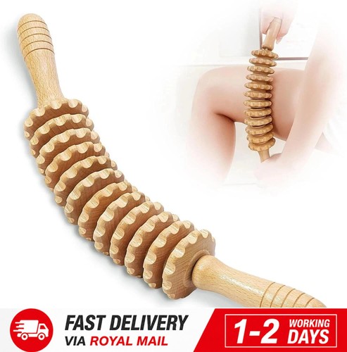 Wooden massage roller - massage,