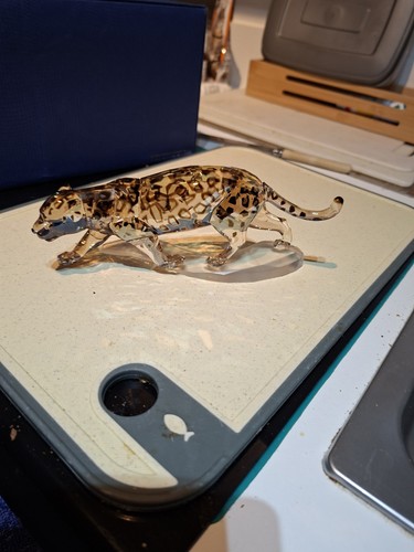 Swarovski crystal jaguar - crystal,