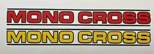 Mono cross decals stickers - mono, decals/stickers