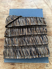 Vintage Fringe Brown Black