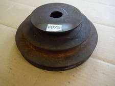Pulley; machine 3 step cast iron B section 1 1/8" x 5/16" key" 124-220mm