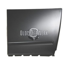 Left side panel corner plate