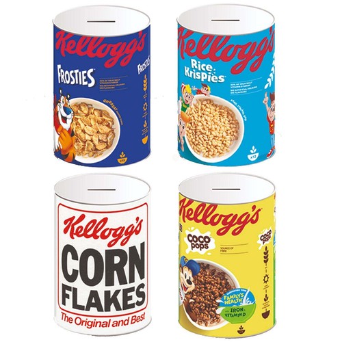 Kelloggs money tin - kelloggs, (single)