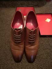 Mens leather shoes from Designer Jimmy Bee.  Size 9 (43)  Colour Tan