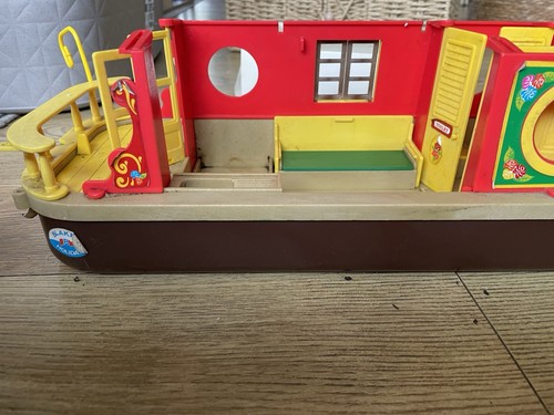 Sylvanian families canal boat - families,