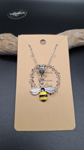Bumble bee charm pendant - bumble,