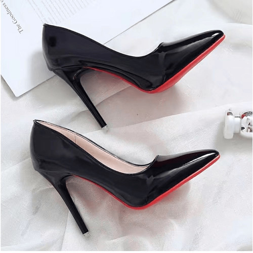Black patent leather - ,, high