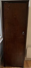 Wooden antique wardrobe, Expandable table and vintage Georgian chest of drawers