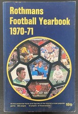 ROTHMANS FOOTBALL YEARBOOK 1970/1971 FIRST EVER edition - EXCELLENT CONDITION