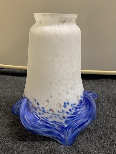Glass white fade blue - glass, white/fade