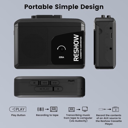 Reshow cassette tape player - reshow,