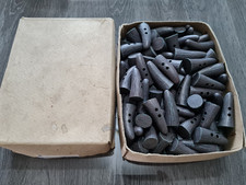 Large 50 mm Grey Faux Horn