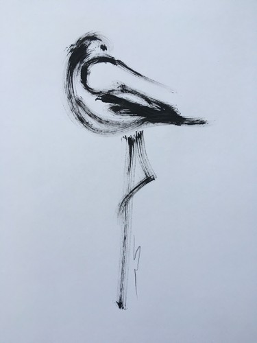 Original signed ink sketch - signed,