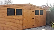 X14 wooden garden shed - 22'x14',