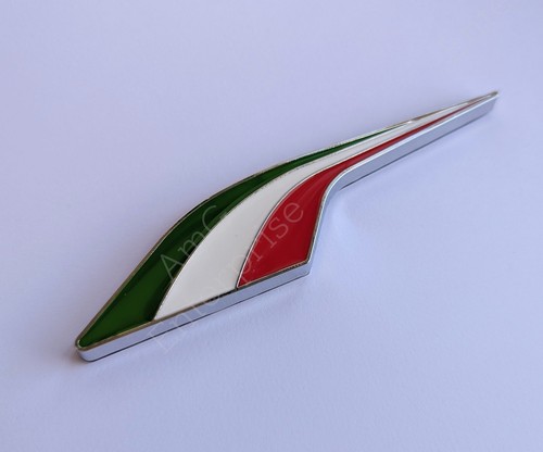 Italy chrome tricolore flag - chrome,