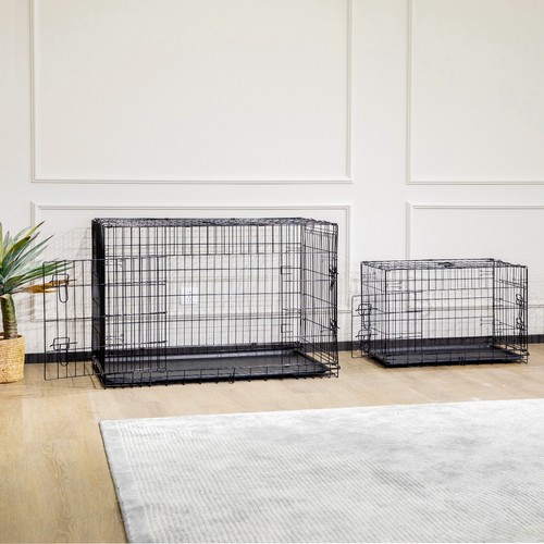 Dog crate kennel folding heavy - dog,
