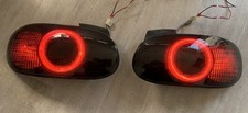 MAZDA MX-5 Miata Mk2 LED Halo Rings + Smoked / Tinted Hi-Gloss Rear Lights
