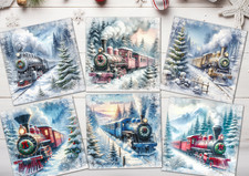 Snowy Polar Express Steam