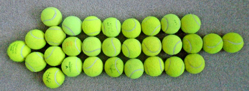 Used tennis balls good - 30,
