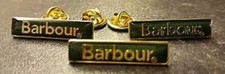 3 x BARBOUR 100% Genuine Pin Badge Collection Badges jacket hat cap coat wax