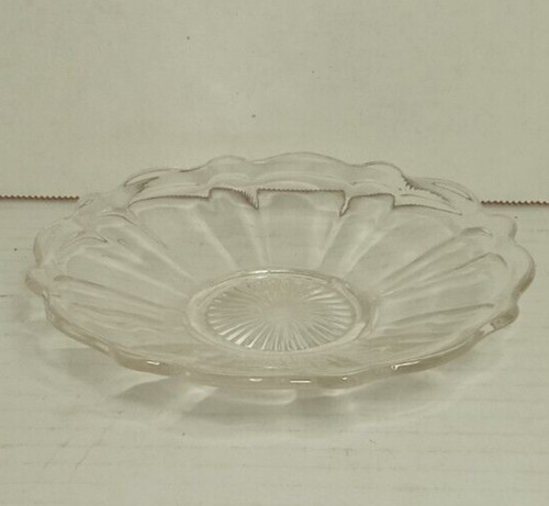 Decorative glass plate round - decorative,