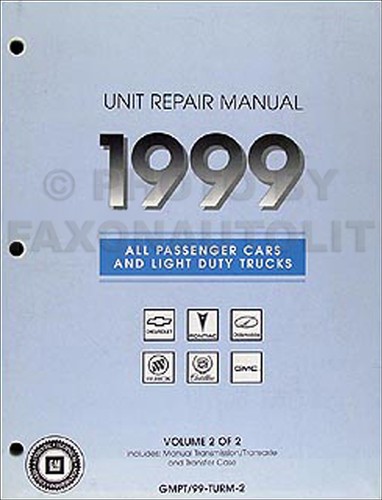 1999 chevrolet manual - 1999,