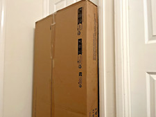 FEZIBO Electric Standing Desk With Drawers 120cm Whole Piece Glass