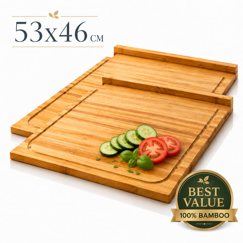 Large bamboo chopping cutting - large,