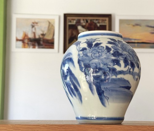 Antique japanese arita vase - japanese,