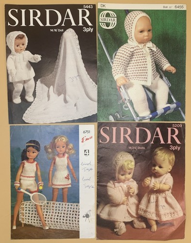 Vintage knitting doll - knitting, doll's
