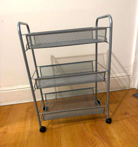 Grey metal tier utility - grey,