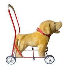 Mulholland & Bailie Push Along Ride-On Labrador Dog Classic Children's Toy