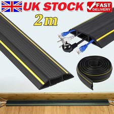 Floor Cable Cover Protector | Rubber Heavy Duty Trunking | Wire lead trip bumper